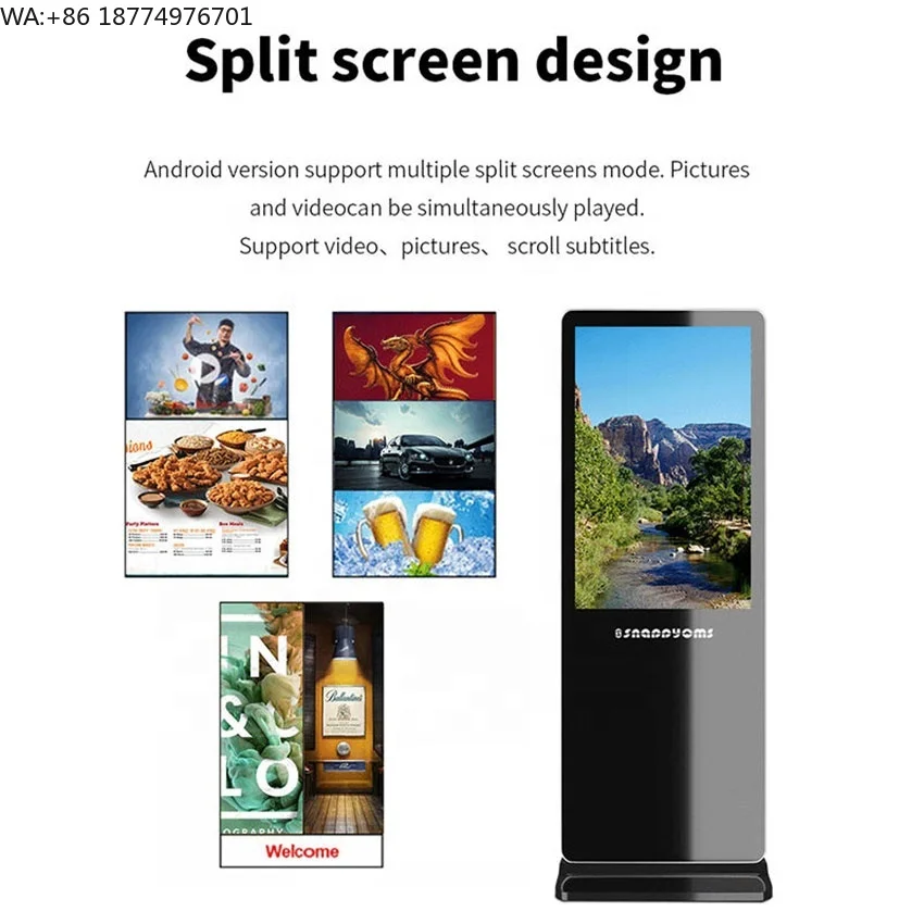 

Автономный уличный Wi-Fi LCD-дисплей-стенд для рекламы и видеоэкранов для маркетинга и видеоплееров