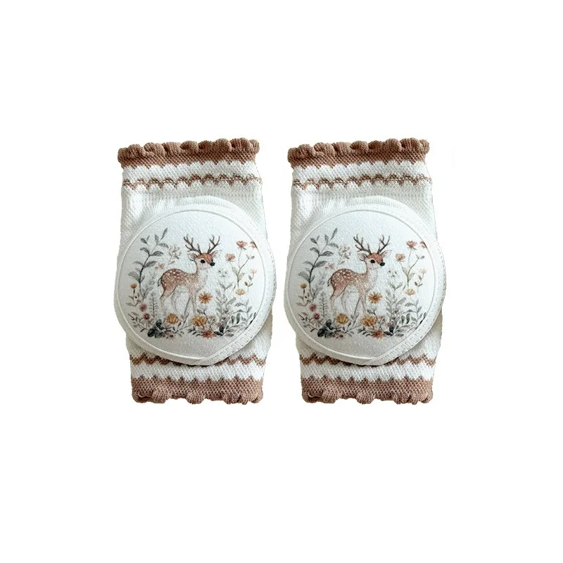 Rodilleras finas de verano 2025 para bebé, malla de algodón para bebé, productos maternos e infantiles, coderas para gatear para niños pequeños, artefacto