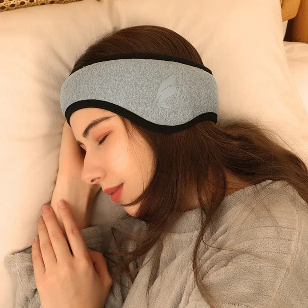 

Soundproof Sleep Earmuff Headband Warmer For Relaxing Plush Blindfold Cotton Sleeping Ear Cover For Men Women Anti-noise Earmuff