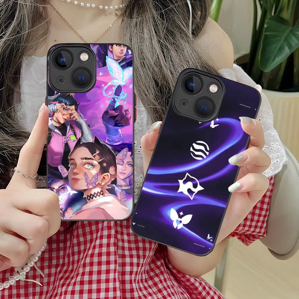 

Valorant Clove Mobile Phone Case for iPhone 16 15 14 13 12 11 X XR XS 8 7 Pro Max Plus Mini Colour Silicone Protective Pretty