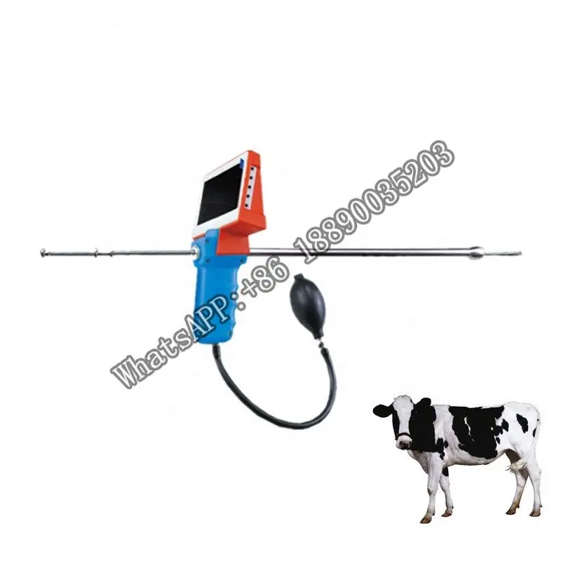 Upgrade Visual Endoscope Sperm Gun Artificial Insemination Device Animal Cattle Cow Artificial Digital AI Gun For Cow Goat Sheep