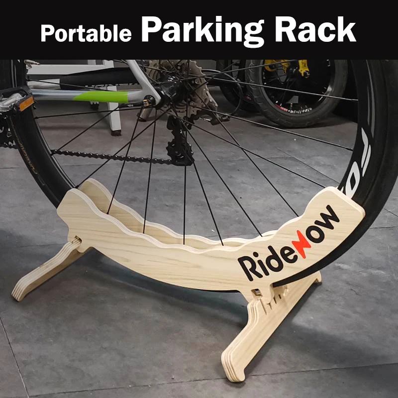 

Ridenow Bicycle Parking Rack Adjustable Wooden Rack For Road GRAVEL Mountain Bikes Parking Rack 700C 26 Inch 29 Inch