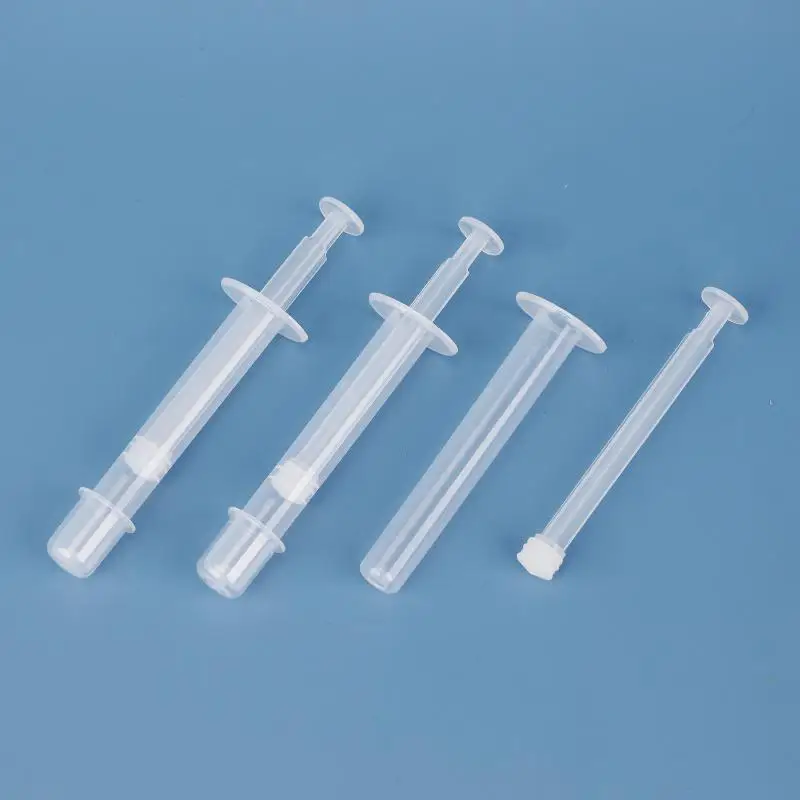 (Ce14)1-Pack/5-Pack New Round-Head Syringe, Suitable For Extracting Liquids, Gels, And Paste-Like Substances
