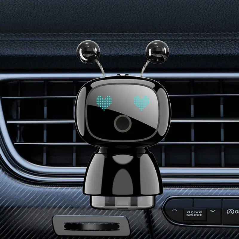 New Robot Fragrance Car Air Vent Clip Auto Aromatherapy Ornament Home Car Interior Decorations