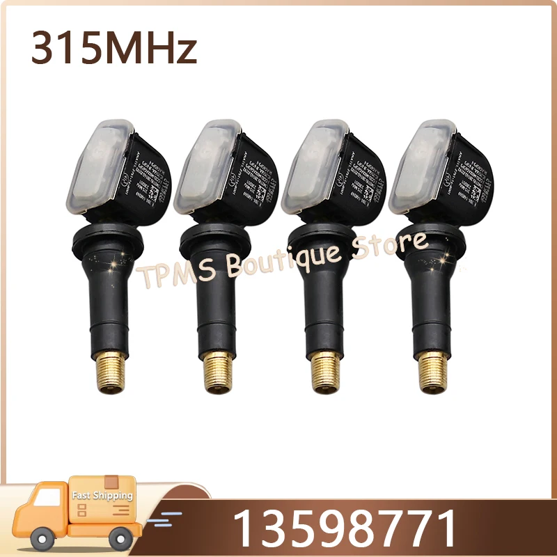

13598771 TPMS Tire Pressure Monitor System For GMC Acadia 2016 2017 For Buick Enclave 2017 315MHz 4pcs Tyre Pressure Sensor