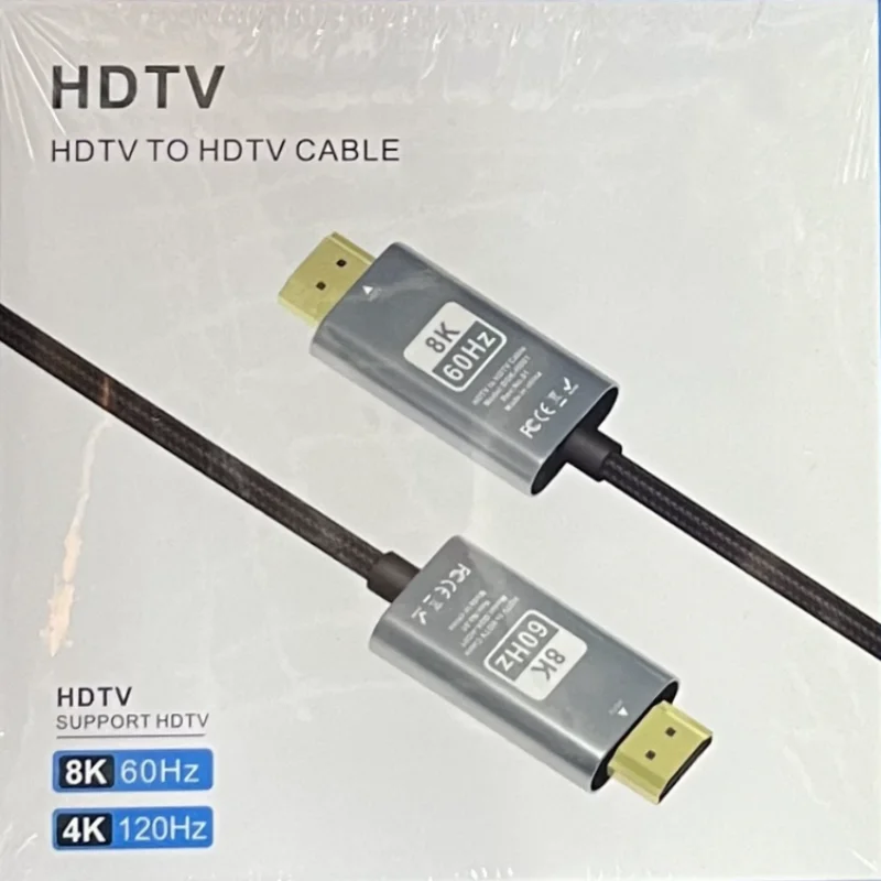 8K60Hz Fiber Optical Displayport 8K60Hz 4K120Hz Cable DynamicOptical Gaming HD Cable Extension Male to Male Plug Cable