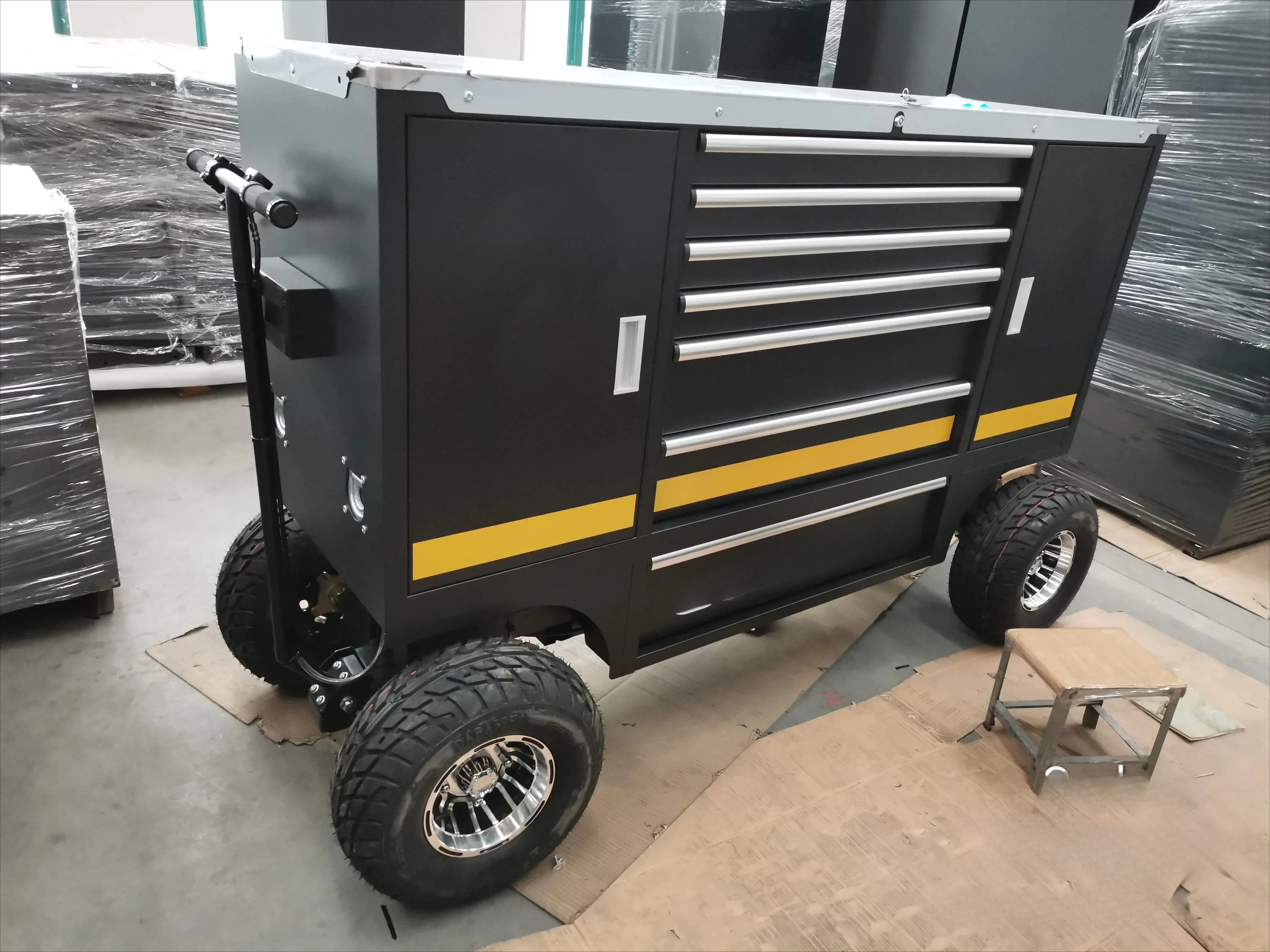 New Sales Heavy  Pit Cart Trolley Garage Storage Tool Cabinet