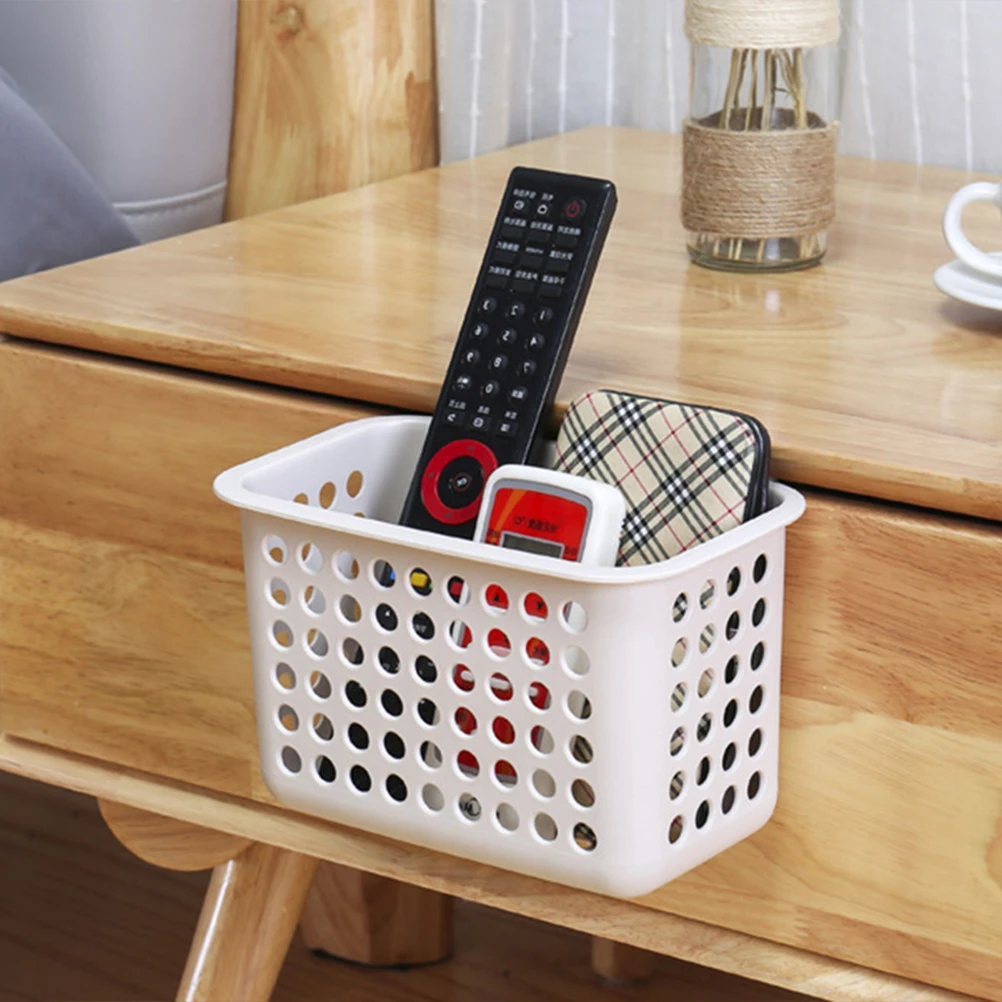 

Hollow Storage Baskets PP Simple Design Bathroom Organization Shelves Cabinet Basket Household