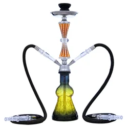 Arab Glass Shisha Pipe Hookah Set With Hookah Hose Bowl Tongs Cachimba Nargile Sheesha Chicha Narguile Water Pipe Hookah Kit