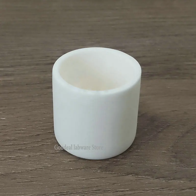 1pc 5ml to 1000m Lab Corundum cylindrical Crucible  99% Alumina Crucible High temperature resistance Volatile ash crucible