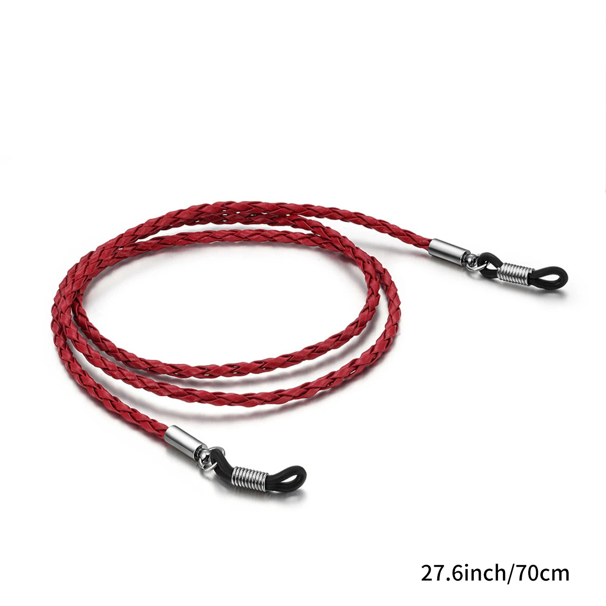 New Thick Twist Sunglasses Premium PU Leather Rope Chains Glasses Lanyard Straps Outdoor Sports Anti-Slip Eyeglasses Accessories