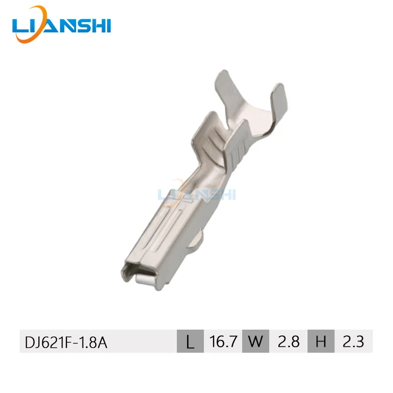 100pcs 171630-1 Automotive connector terminal 1.8 spring Environmental brass DJ621F-1.8A