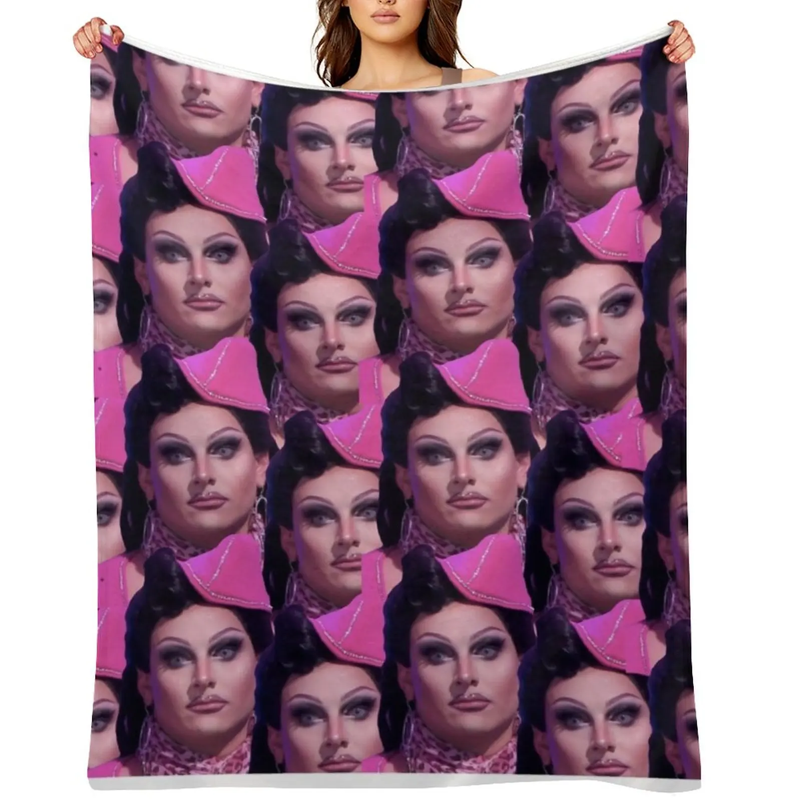 

Jan Face Crack Meme Design Throw Blanket Plaid cosplay anime Stuffeds Decorative Throw Blankets