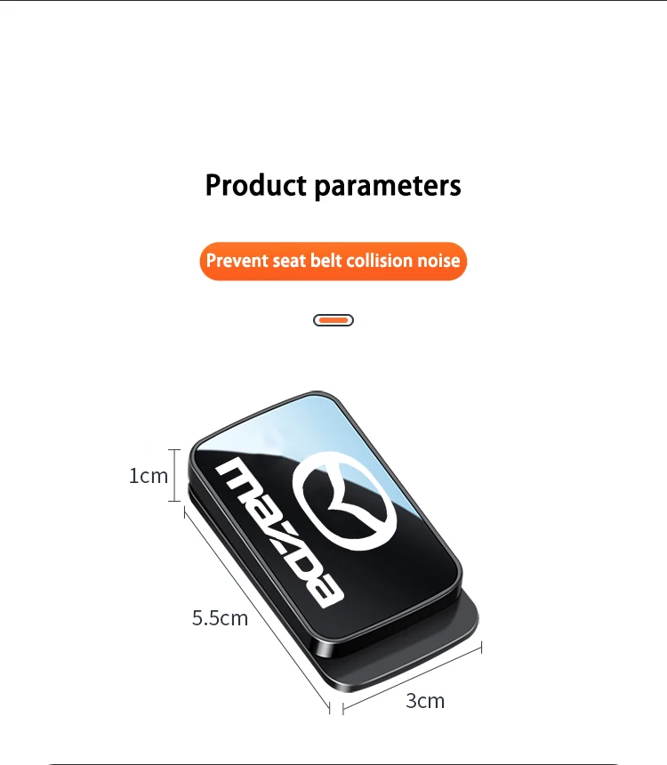 المغناطيسي لوازم السيارات الداخلية مقعد حزام حامل استقرار اكسسوارات السيارات لمازدا 3 6 CX5 2 CX3 CX9 MX5 RX8 Axela Demio