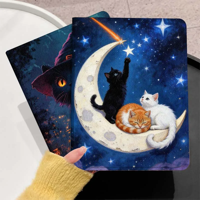 

Popular Cat Luminous For Huawei MediaPad T5 T10s M6 M5Lite SE Honor Tab 5 6 7 V7 V8 X8a X9a Pro Soft Tablet Case Gift