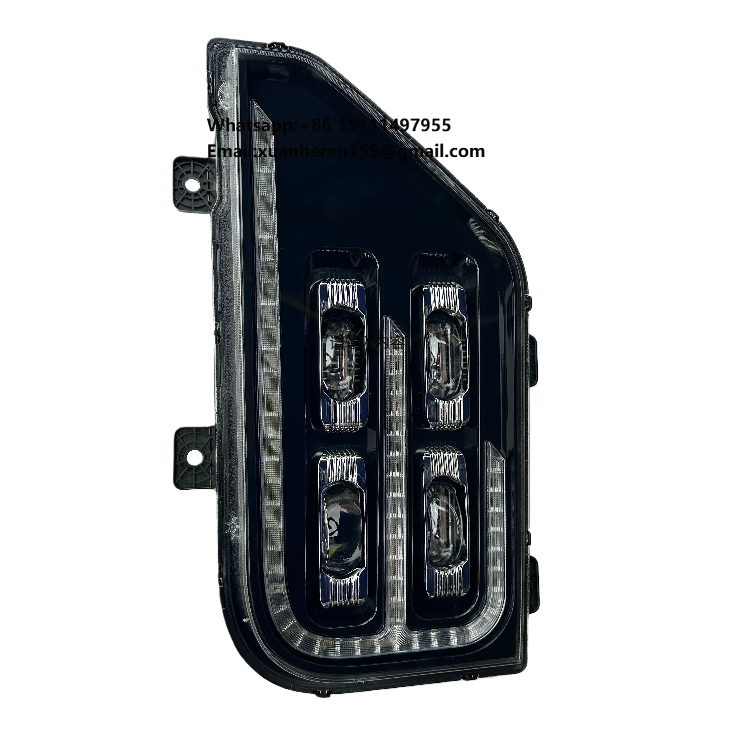 New KTU 4121-00513 LED Headlight Assembly Front Lamp Replacement 24V Automotive Lighting Passenger Bus Component for