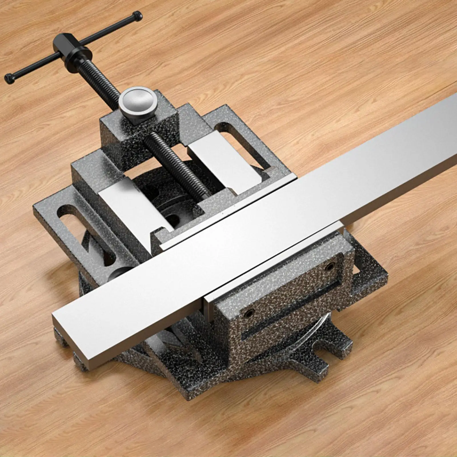 

Drill Press Vise with Swivel Base,Heavy Duty Vice Clips Quick Release Jaw Bench Clamp Vise for Milling Machine Workshop Home