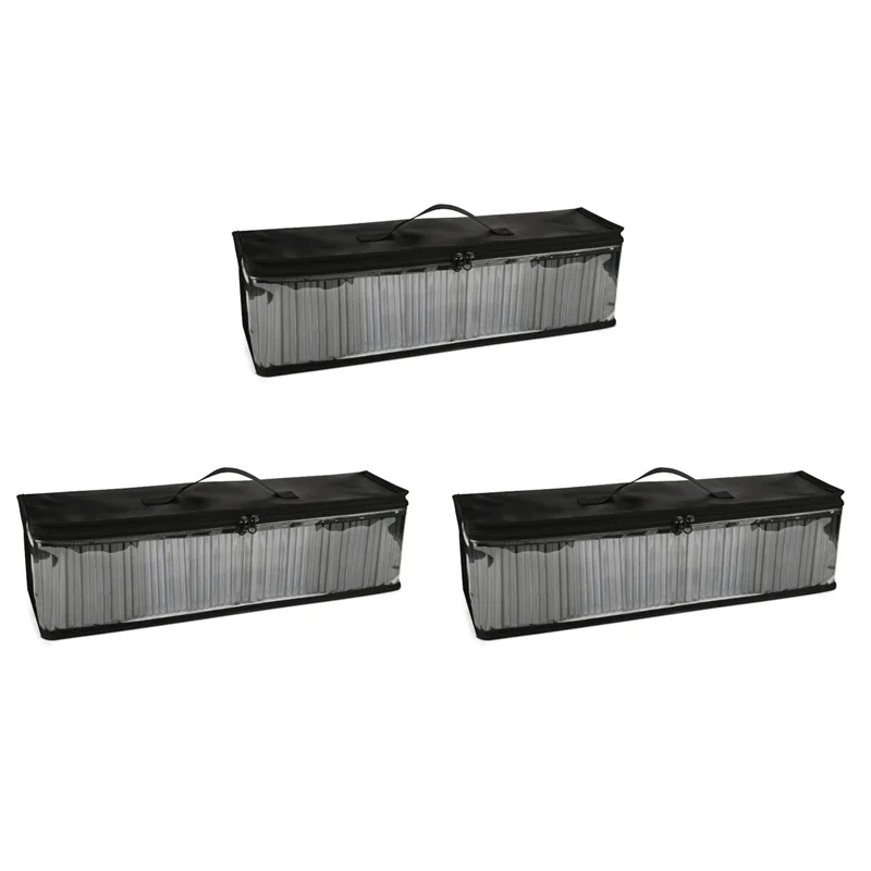 

TA-3X CD Storage Bag Transparent TPU Dust Proof Storage Bag Home DVD Disc Portable Bag Boxes Album Game Disc Storage Box