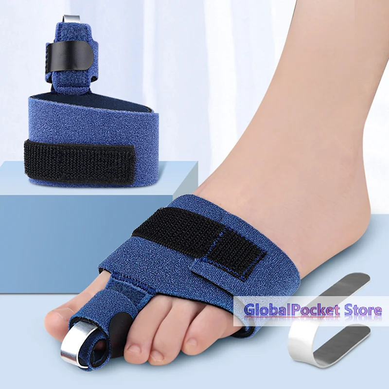 

1Pcs Toe Corrector Toe Fracture Fixator Orthotics Foot Bone Thumb Adjuster Correction Soft Pedicure Socks Bunion Straightener