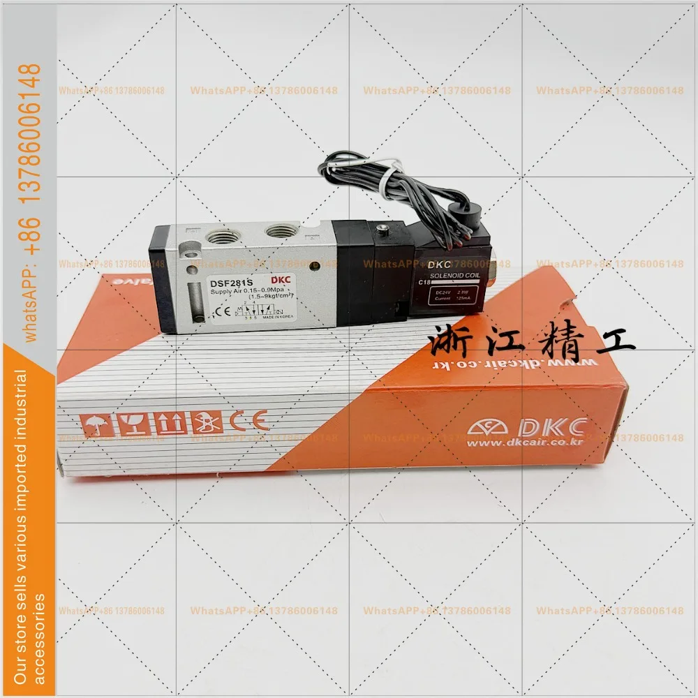 Pilot operated solenoid valve DSF281S/DSF281D two position five way pneumatic directional  AC220V DC24V
