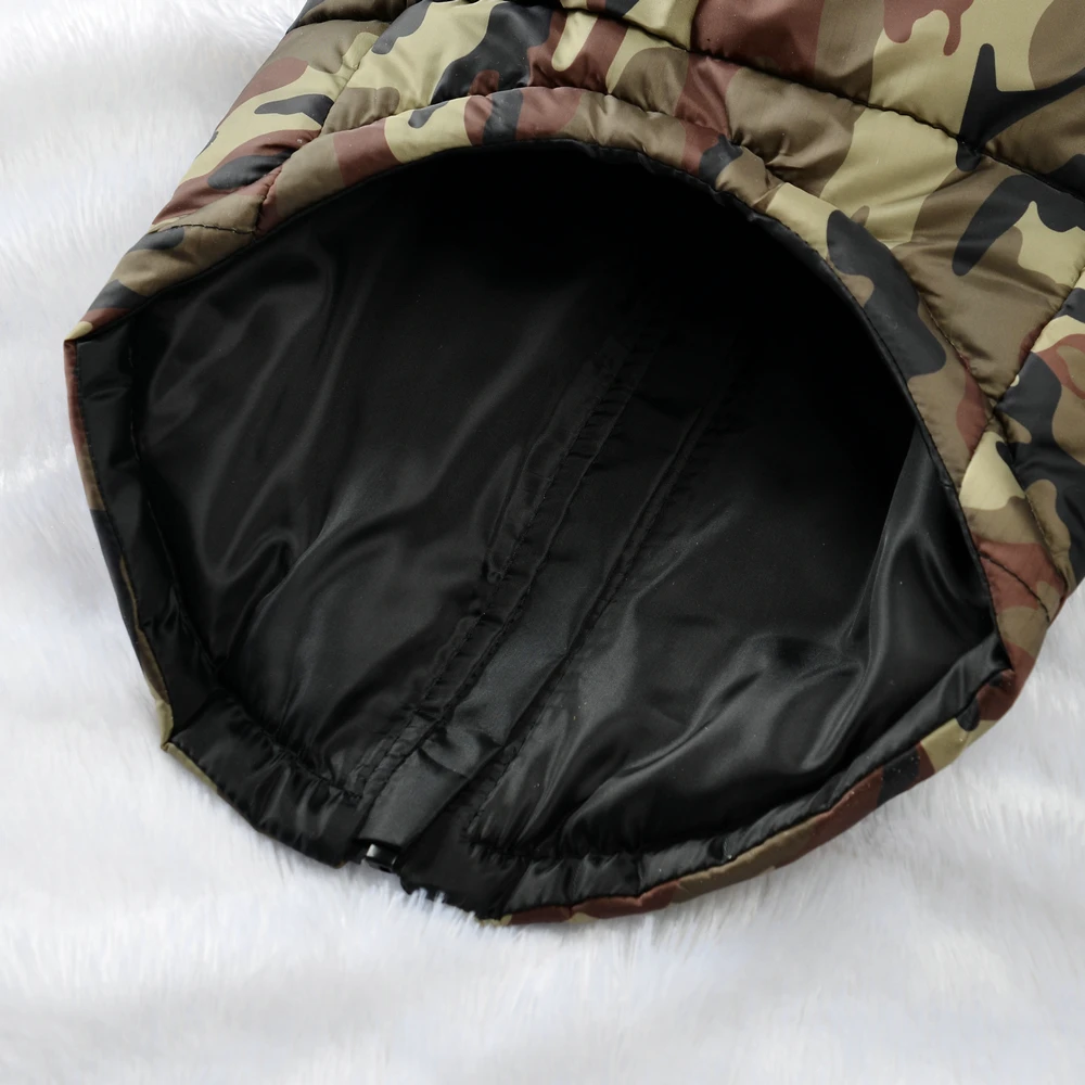 Autumn Winter Dog Jacket Coat for Small Big Dogs Cats Windproof Puppy Camouflage Print Clothes Golden Retriever Pug Pet Clothing