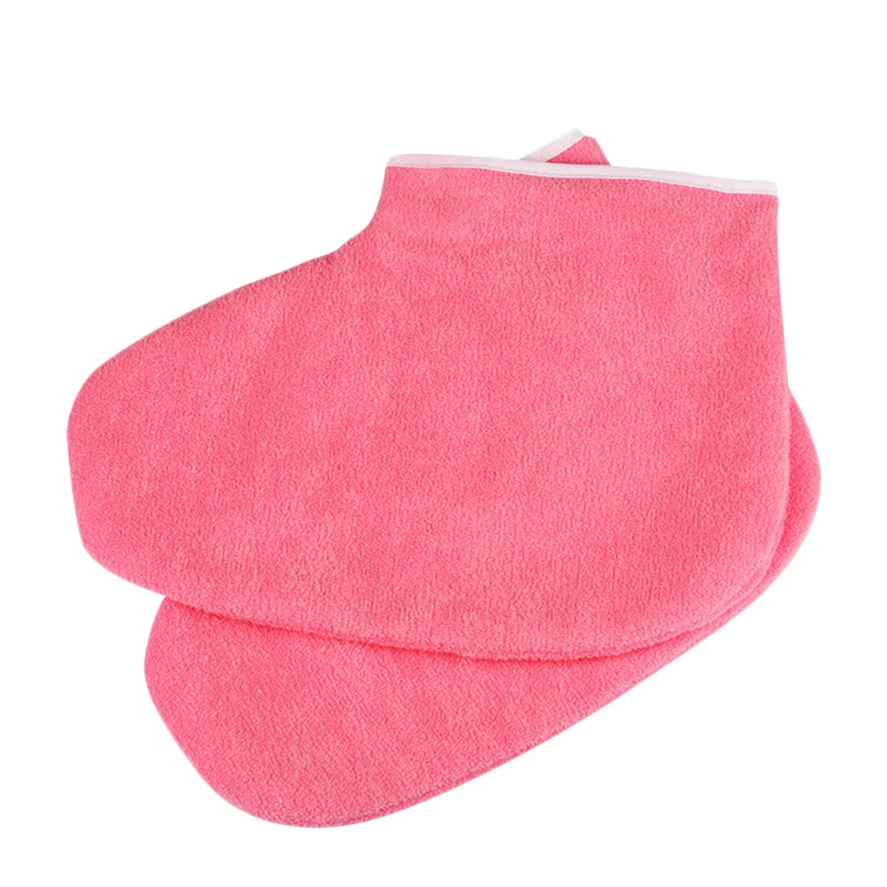 1Pair Wax Therapy Foot Covers Paraffin Moisturizing Socks for Feet Warm Retention After Paraffin Dip At Home Or Salon Use