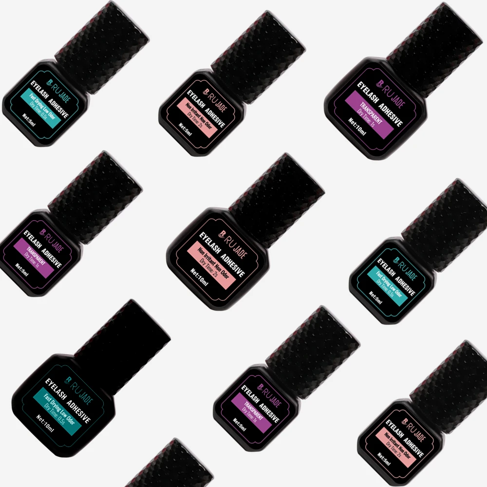 

Ultra Super Eyelash Black Glue Fast Drying Glue Color Premade Fan Lashes Extension Transparent Bond Glue Adhesive Non-Irritation
