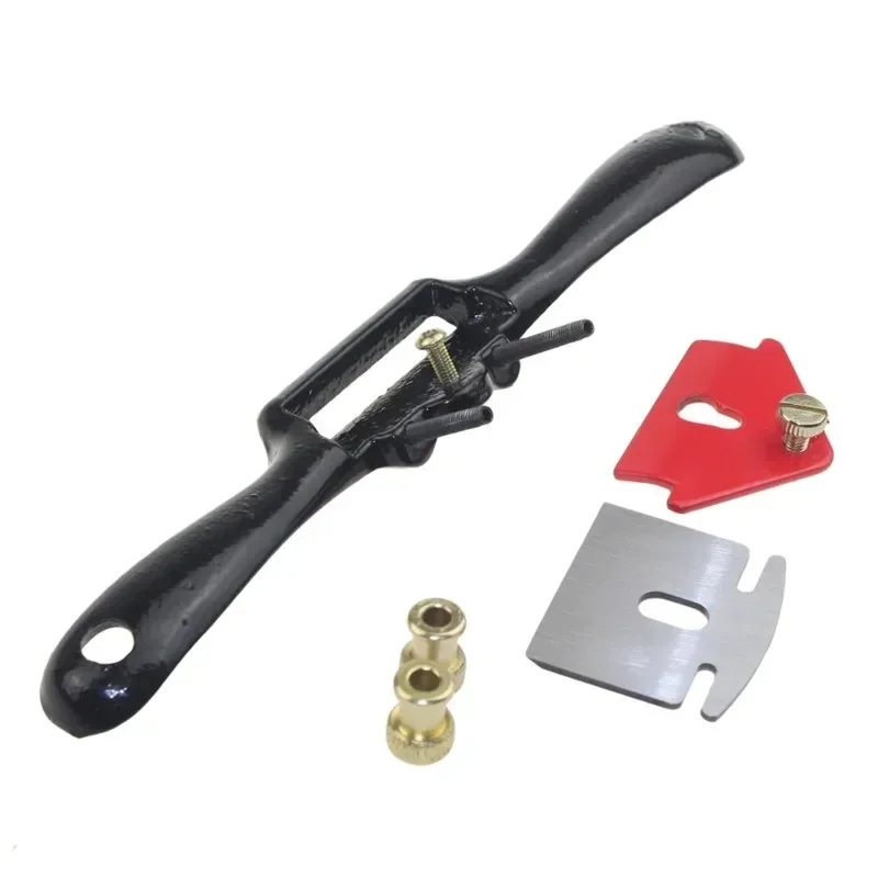 

Woodworking Adjustable Spokeshave Flat Base Plane Bench Planer Cutting Edge Spoke Shave Hand Tool for Woodcarver Carpenter