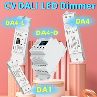 NEW 1-4CH DA1 DA4 DA4-D DA4-L Skydance DALI CV PWM Digital Dimmer 1/4 Channel DALI Address Automatically Assigned by DALI Master
