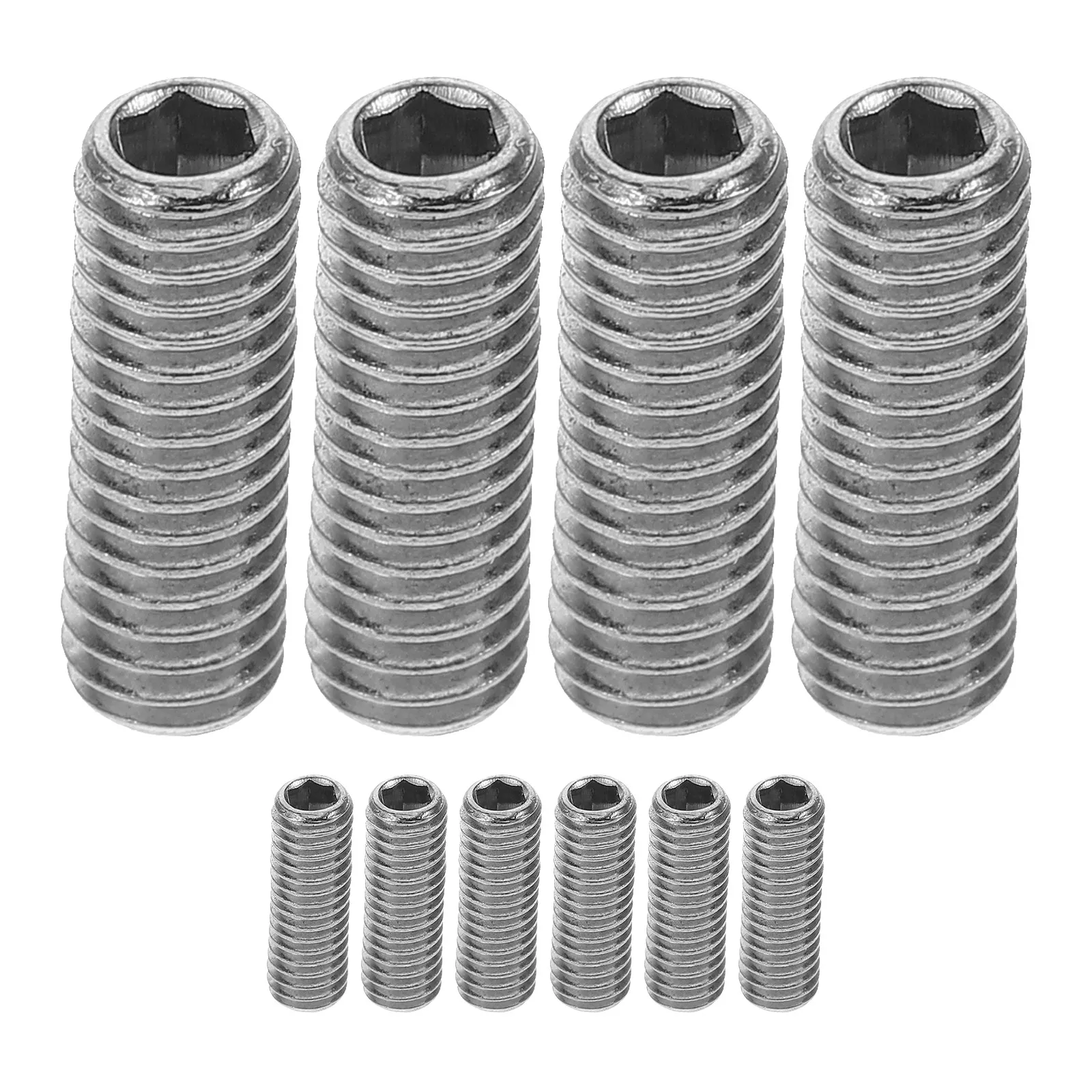 

10pcs Yo-yo Screws Heavy Duty Metal Precision Fit Socket Cap Self Tapping Grub Metric Machine Door Knob Furniture Flat Point