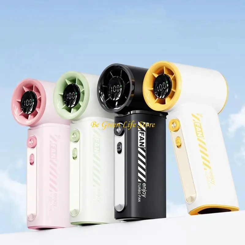 

Портативный вентилятор M7DF Регулируемый охлаждающий вентилятор 3600 мАч Удобный маленький вентилятор USB-вентилятор для