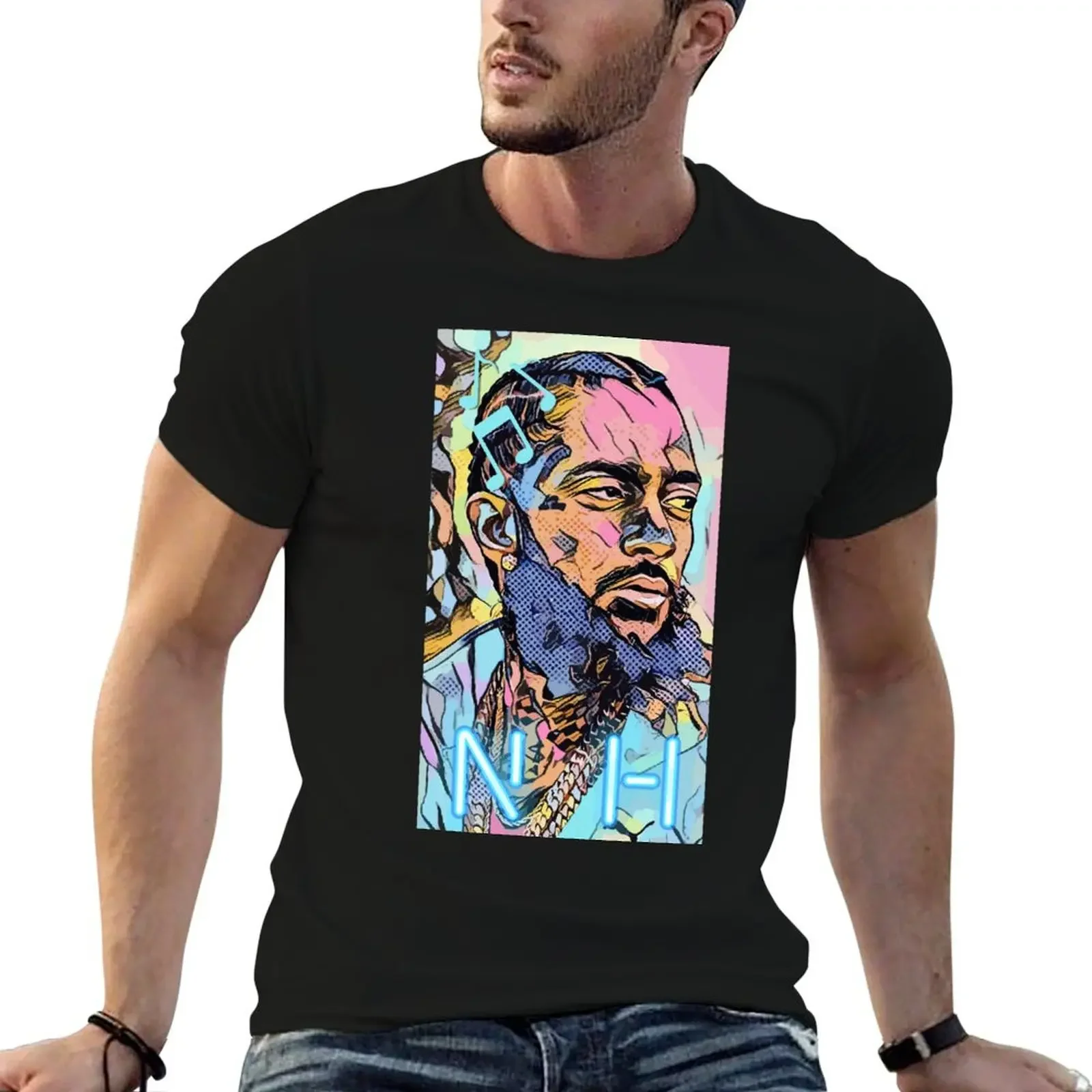 

NIPSEY T-Shirt Louboutins cotton graphic tees mens designer t shirt