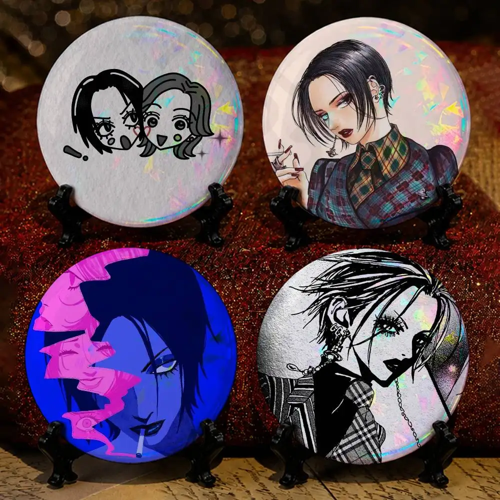Anime N-Nana Pins 58mm Cute Cartoon Badge Handmade Brooches for Backpack Accessories Jewelry Gifts