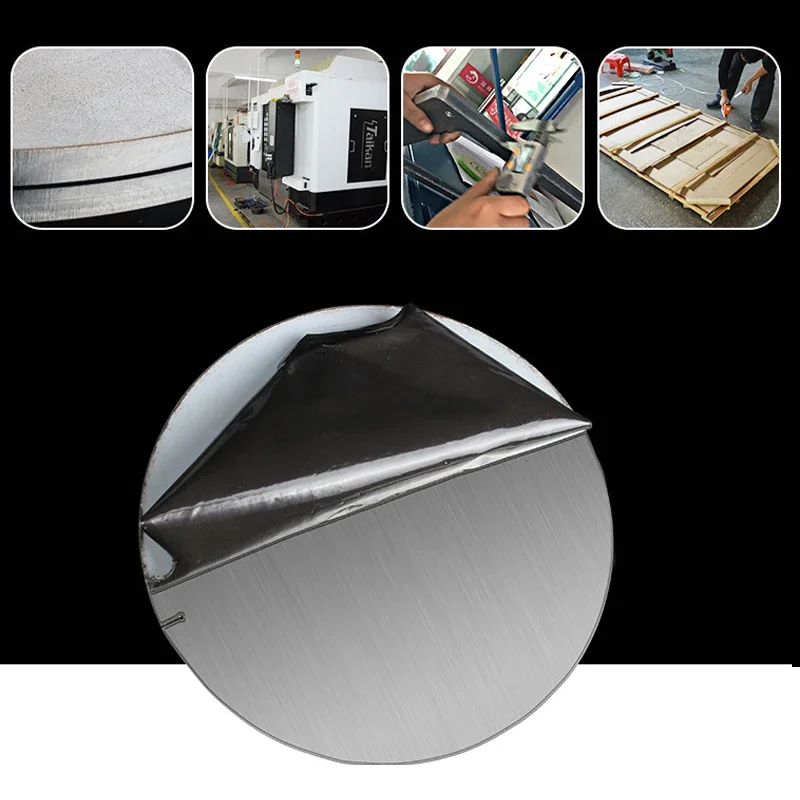 High-Quality 304 Stainless Steel Flat-plate Round Disk Sheet  1mm 1.5mm 2mm 2.5mm 3mm Thickness