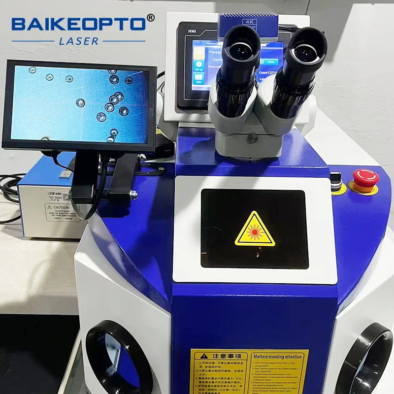 Precision Laser Jewelry Welder Ergonomic 6M Xenon Lifespan 12H Continuous Work Eco-Friendly