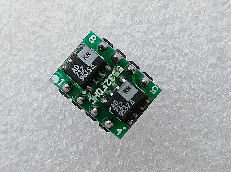 Два Пластырь от лихорадки AD712 Dual Op Amp преобразовано в одно двойное сиденье AD712 Dual Op Amp, сильная музыка