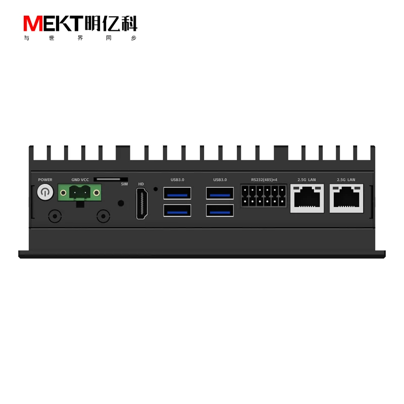 Tela de Toque Capacitiva Embutida Tudo-em-Um PC, Interface HDMI, Interface USB, RS232, 485/422, Windows 10, 11, Linux, 6,4 polegadas MEKT