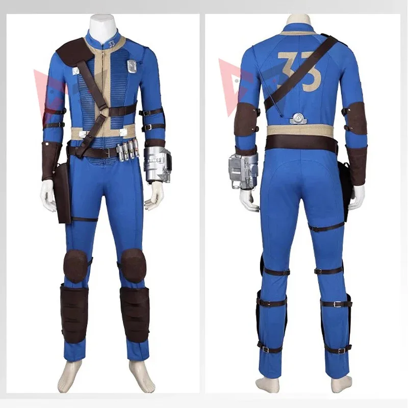 

New Movie Fallouting Season 1 Cosplay Costume Blue Jumpsuit Prop Accessories To Choose For Game Party Custom Made