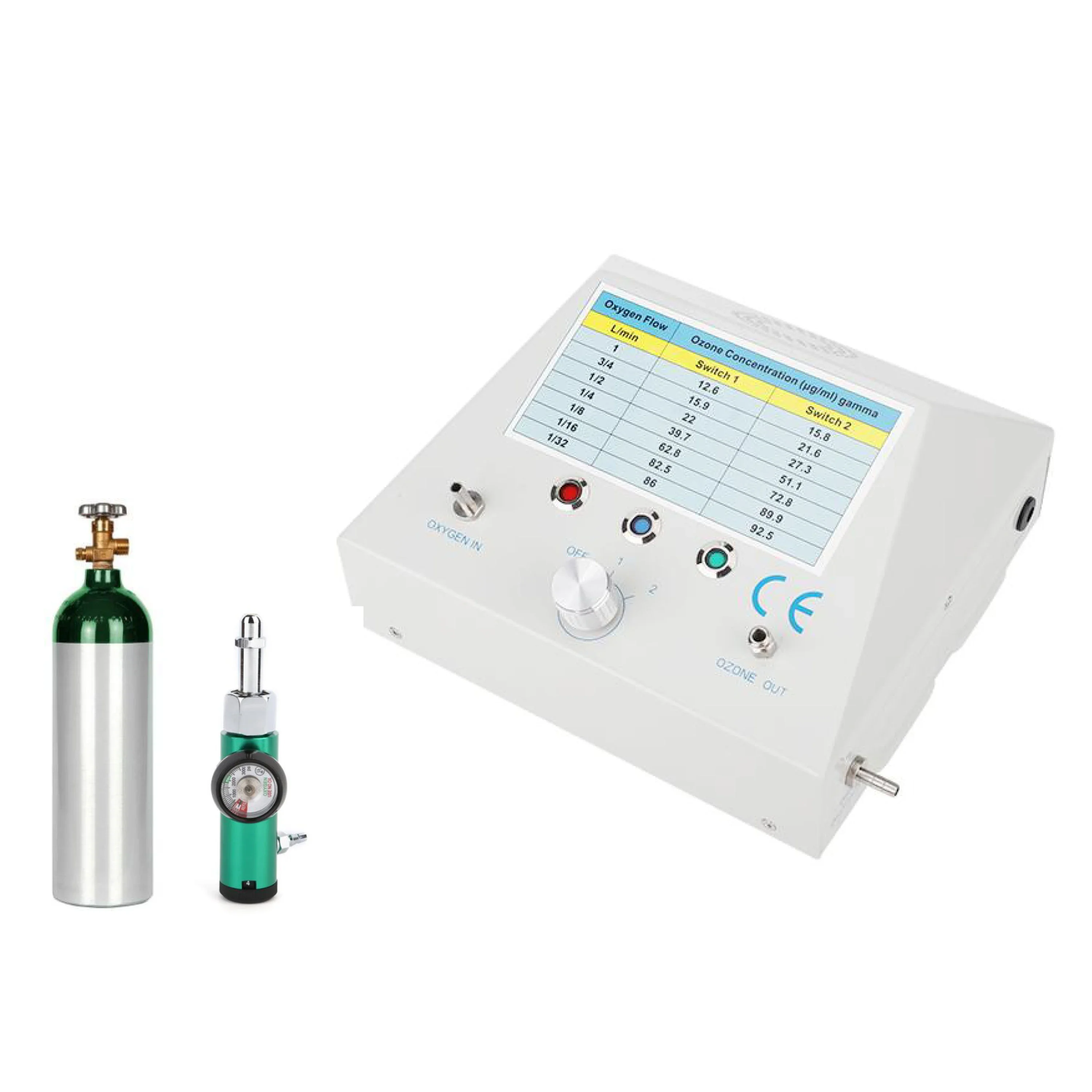 Corona discharge 10-100ug/ml ozone therapy units AOT-MD-500