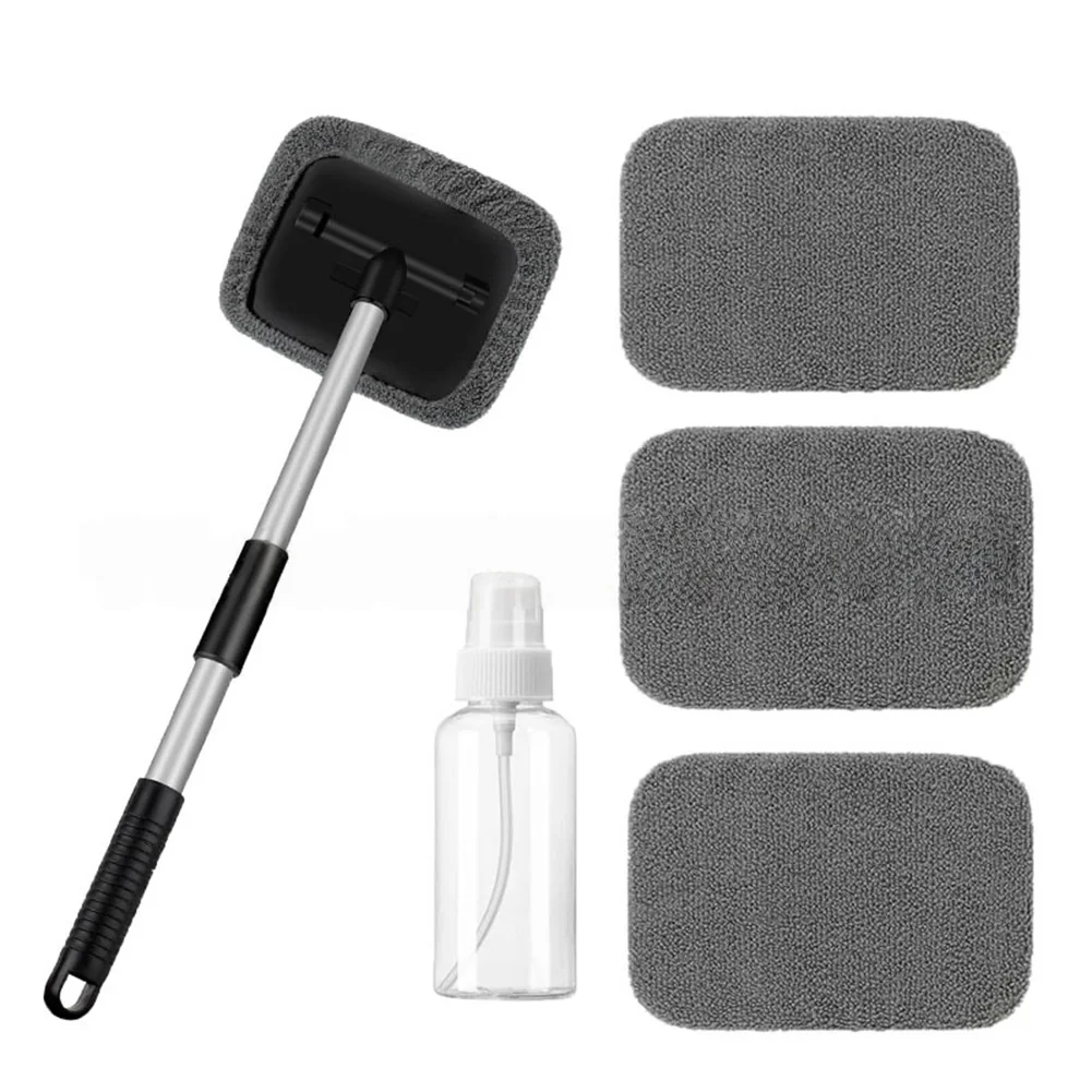 

Versatile Window Cleaning Brush Adjustable Mop Head Length 26 Cm To 45 Cm Car Wash Brush Comfortable Length Adjustment