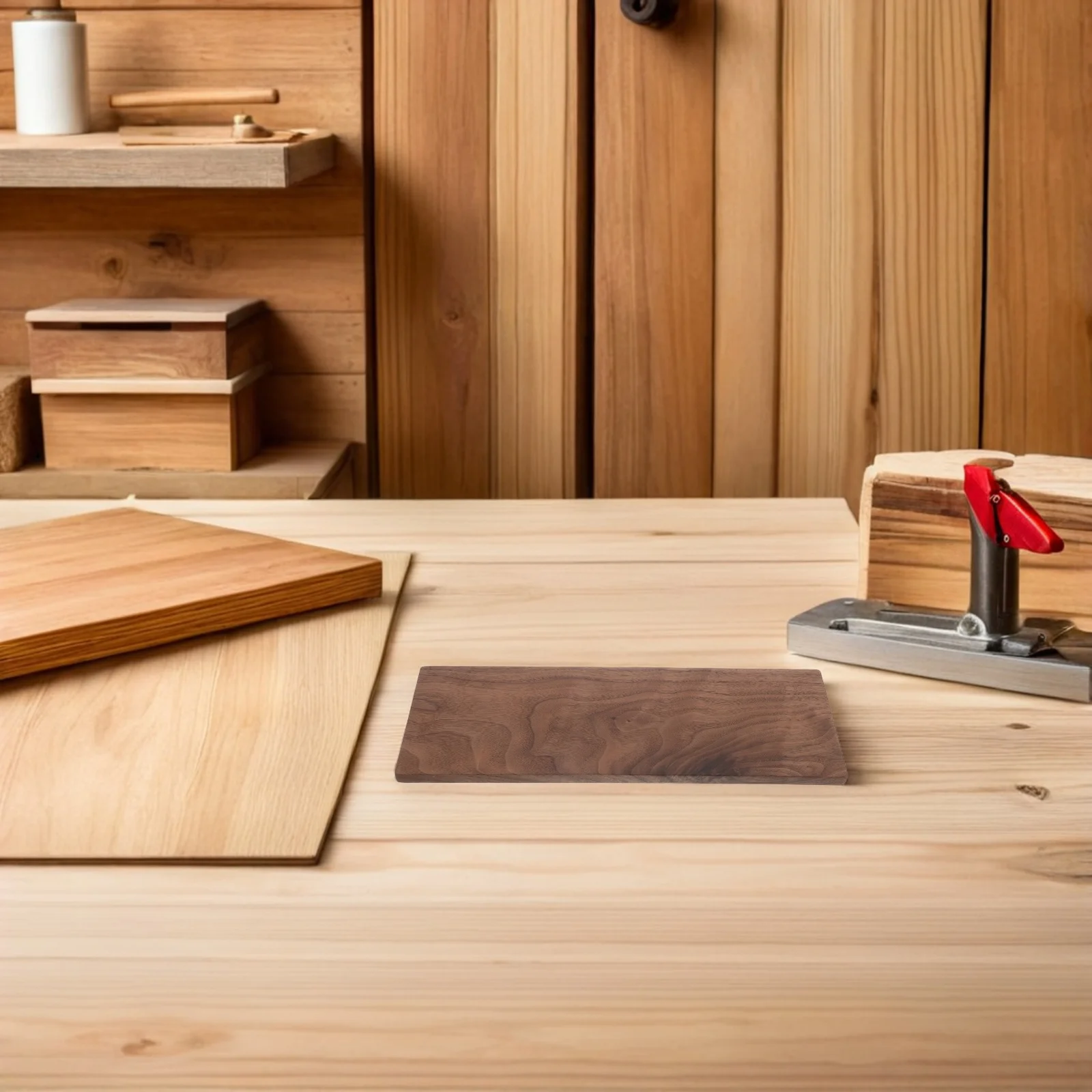 

Walnut Wood Board Natural Unfinished Plywood Sheets Thick Panels for Crafting School Art Painting Wood Burning Supplies