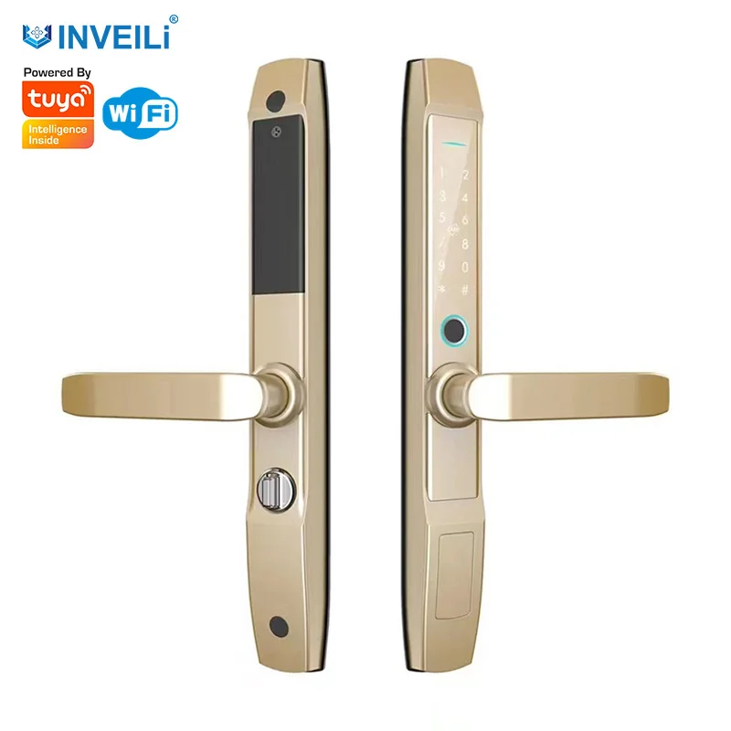 

Biometric Password Tuya Smart Lock Fingerprint Aluminum Door For Home, Door Lock With Fingerprint, Smart Door Lock Home