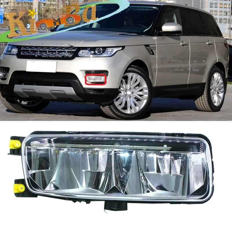 

KIMBA Автомобильные передние противотуманные фары, новые высококачественные светодиодные дневные ходовые огни для Range Rover SPORT 2014 2015 2016 2017 LR033407 LR033406