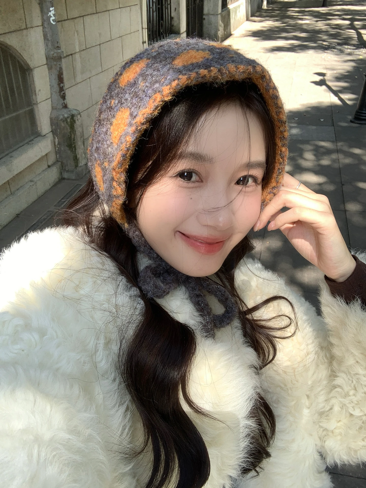 両面ニットイヤーウォーマーバンド女性用冬用ワイドバージョン結び目凍り防止耳カバー防風耳カバー東大門