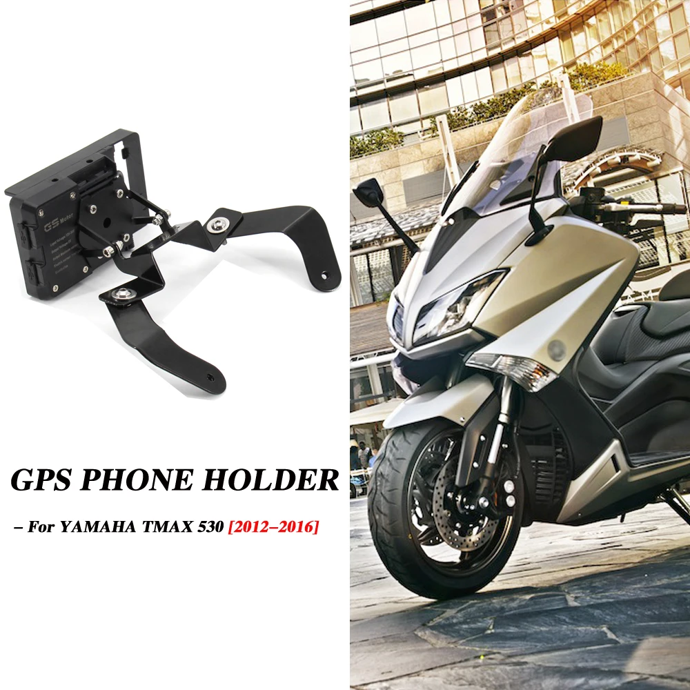 Mobile Phone Stand Navigation Bracket FOR Yamaha TMAX530 2012-2016 Bracket Mount Smartphone GPS Holder