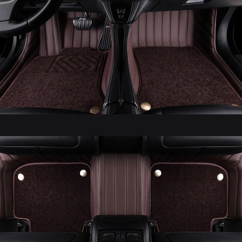 Echte Leder-Fußmatten für Mercedes W222 2014-2017, Auto-Innenraum-Teppiche, Zubehör, Tapetes Para Automovil – Detail 6