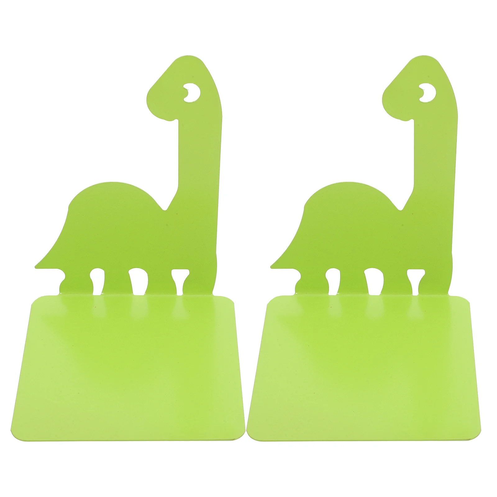 2 قطعة الدفتين الكرتون 6X5 بوصة المعادن ديناصور كتاب ينتهي حامل كتب حامل منظم سطح المكتب للأرفف الحيوان على شكل #5