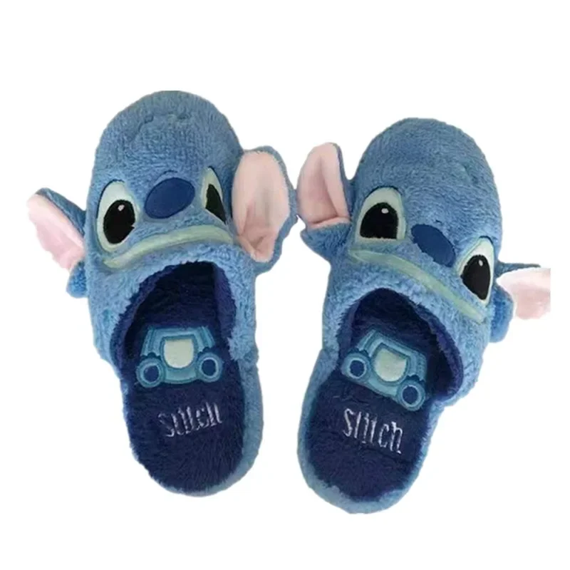 Disney Cartoon Stitch Donald Duck pantofole da casa calde pantofole da donna per interni Winnie The Pooh Kawaii pantofole antiscivolo regali