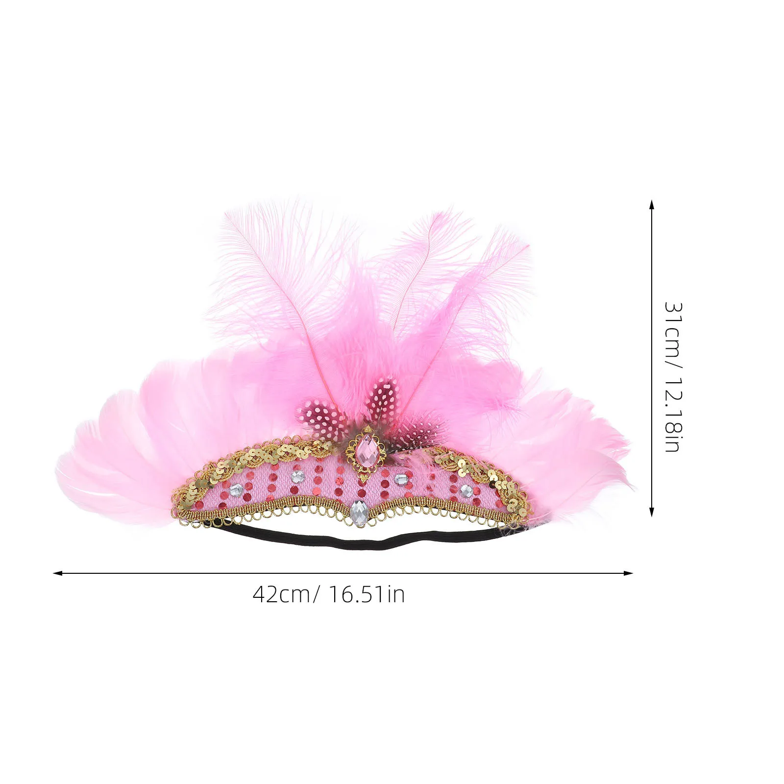 Helle Farbe Kopfschmuck Mode Maskerade Party Hochzeit Karneval Cosplay Kostüm Zubehör für Frauen Männer Teenager Dekor