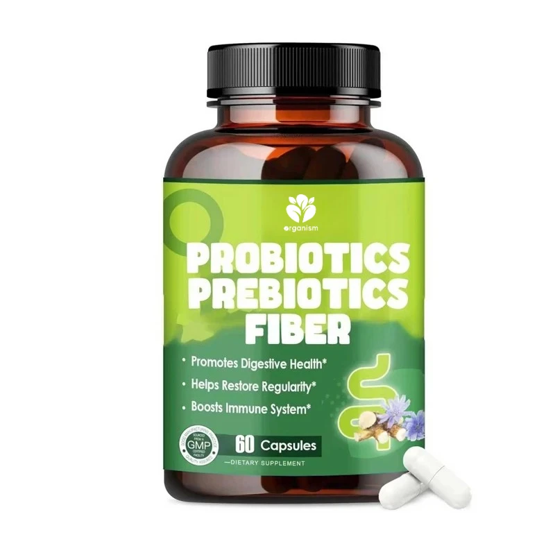 

Добавки из пробиотического волокна содержит 60 миллиардов пробиотики, способствующие пищевое здоровье - поддерживают случайные запоры.